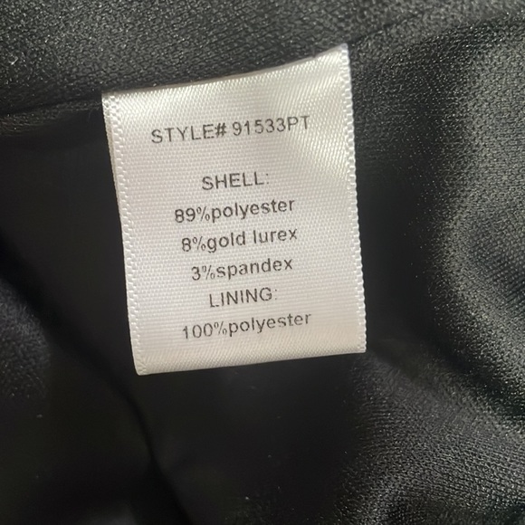 SHIFT DRESS BLACK & GOLD SHIMMER - Picture 7 of 9